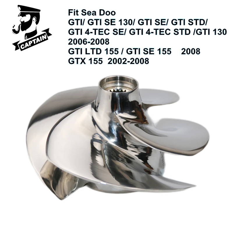 

Captain Jet Ski Impeller SR-11/19 155.5mm fit Seadoo GTI LTD 155/ GTI SE 155/ GTX 155/ wake(155HP)/ RXP(155HP) BRP PWC Parts