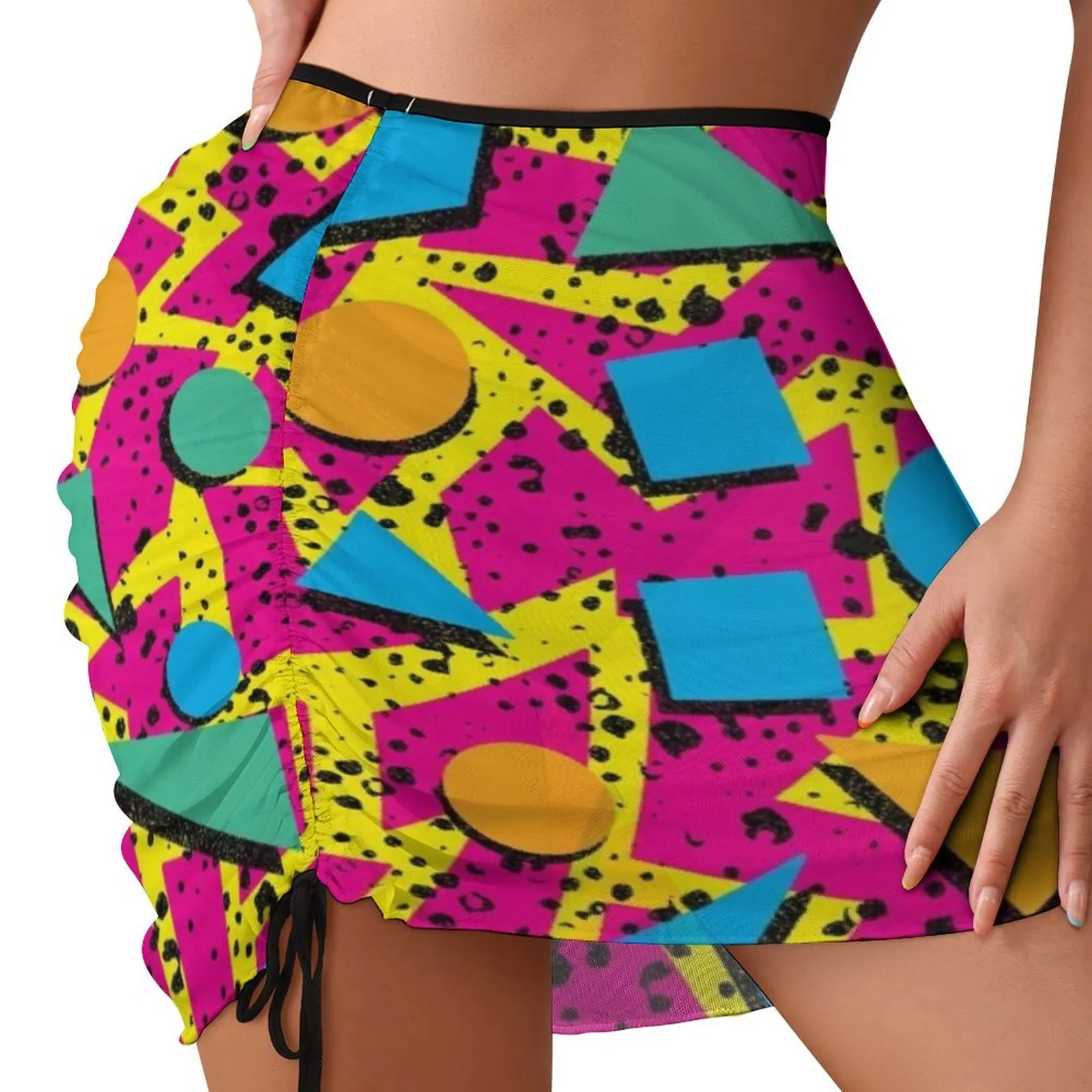 

80s pattern no.3 Beach Skirt Summer skirt women's skirt 2024 trend summer clothes short skirts for women