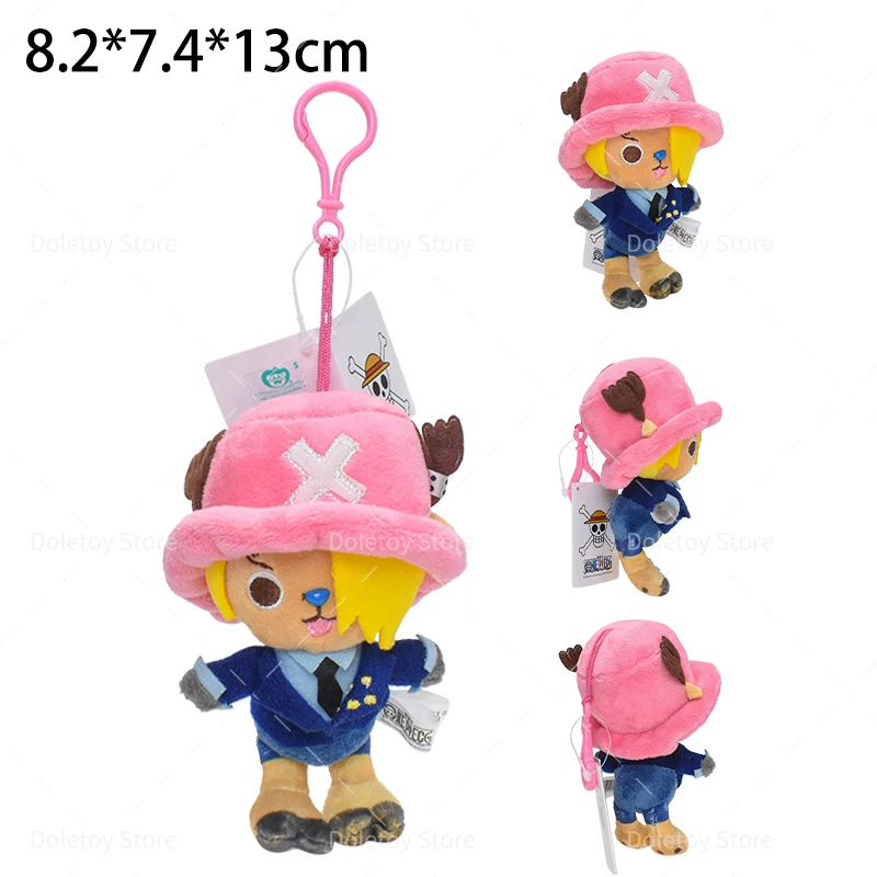 14 Stile Einteiliger Plüsch-Schlüsselanhänger Puppe Luffy Tony Chopper Sabo Ace Blumen-Blumen-Frucht Weiches Stofftier Rucksack-Ornamente Spielzeug – Detail 12