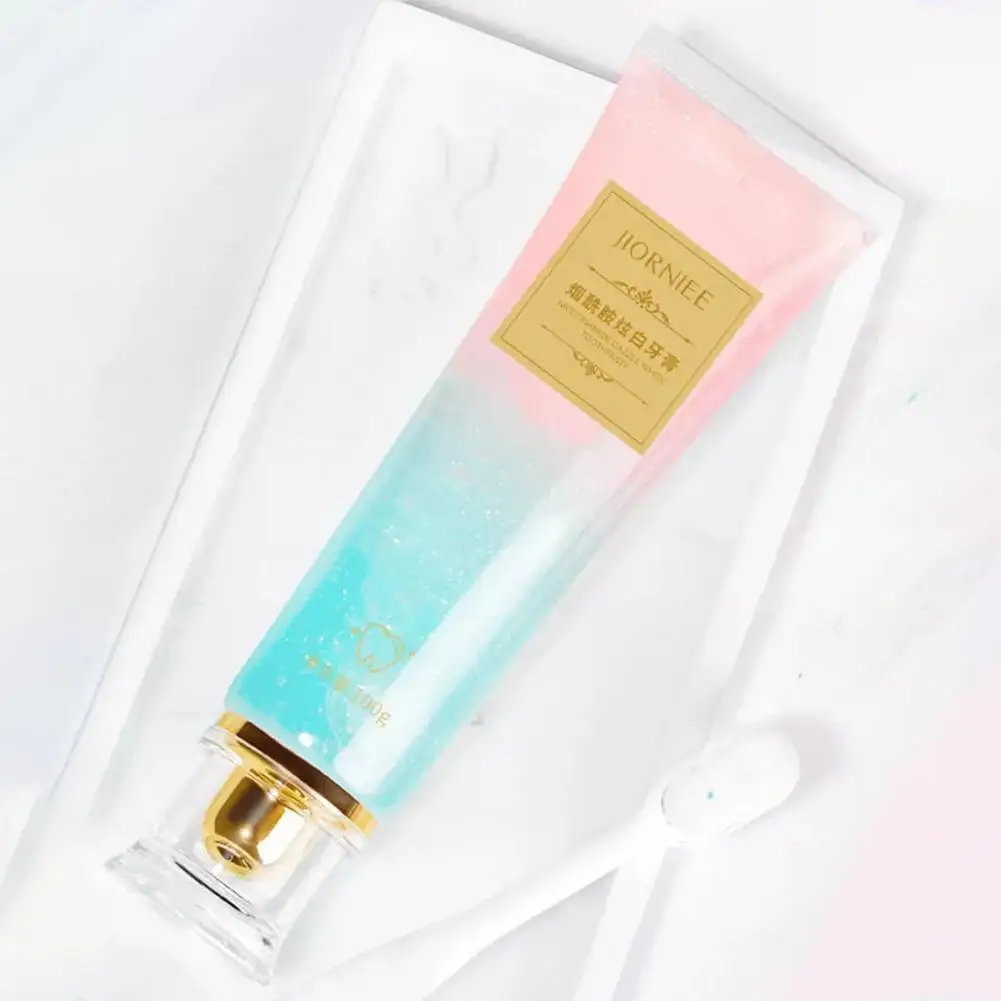 100 جرام معجون أسنان أبيض مبهر مرضى نفس منعش معجون أسنان نياسيناميد تبييض إزالة التنفس لإزالة البقع الكريهة للأسنان