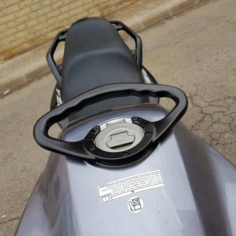 مسند ذراع لخزان الوقود الغاز المحمول باليد للدراجات النارية يمكن الاعتماد عليه لـ YZF-R6 YZF R6 YZFR6 طوال العام (أسود) Repla