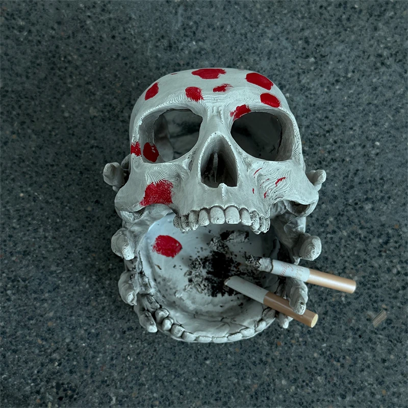 

Creative Ashtray Home Living Room Ash Tray Funny Skeleton Unique Ashtray Desk Accessories Creative Gift for Boyfriend