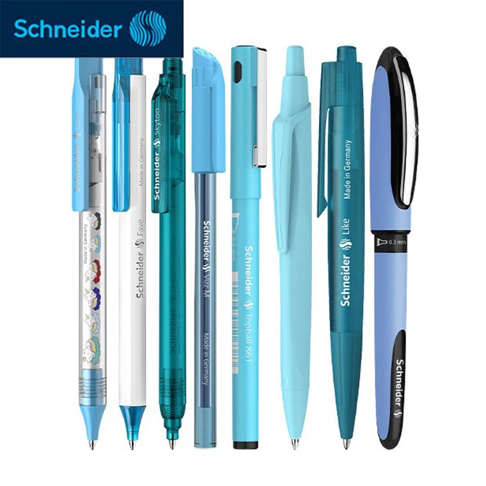 New Germany Schneider Gel Pens Full Set Combination Student Writing Office Replaceable Straight Liquid Smooth School Supplies