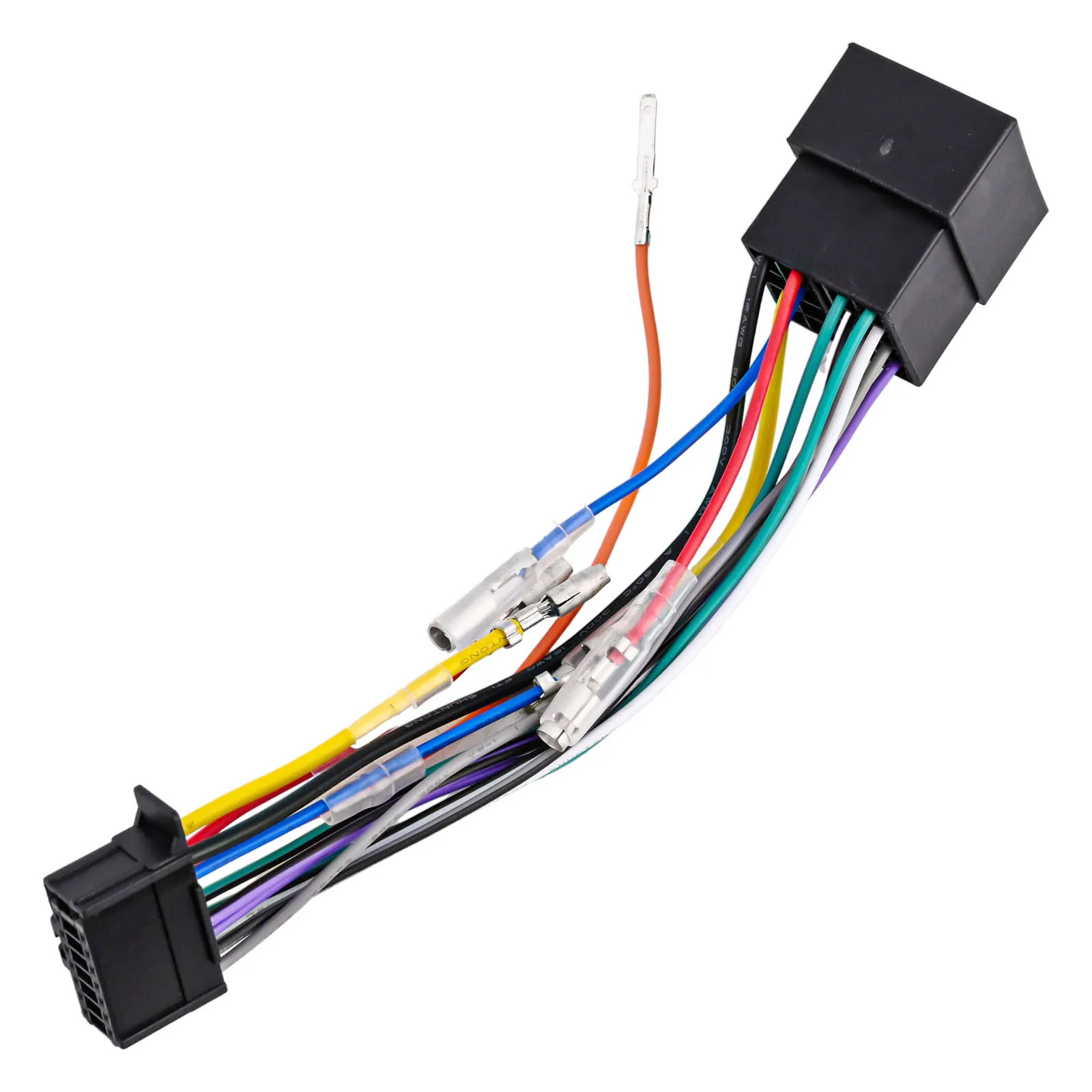 16 Pin Wiring Harness Car Radio Wiring Harness Stable Connection Perfect Fit Quick Mating Reliable Compatibility