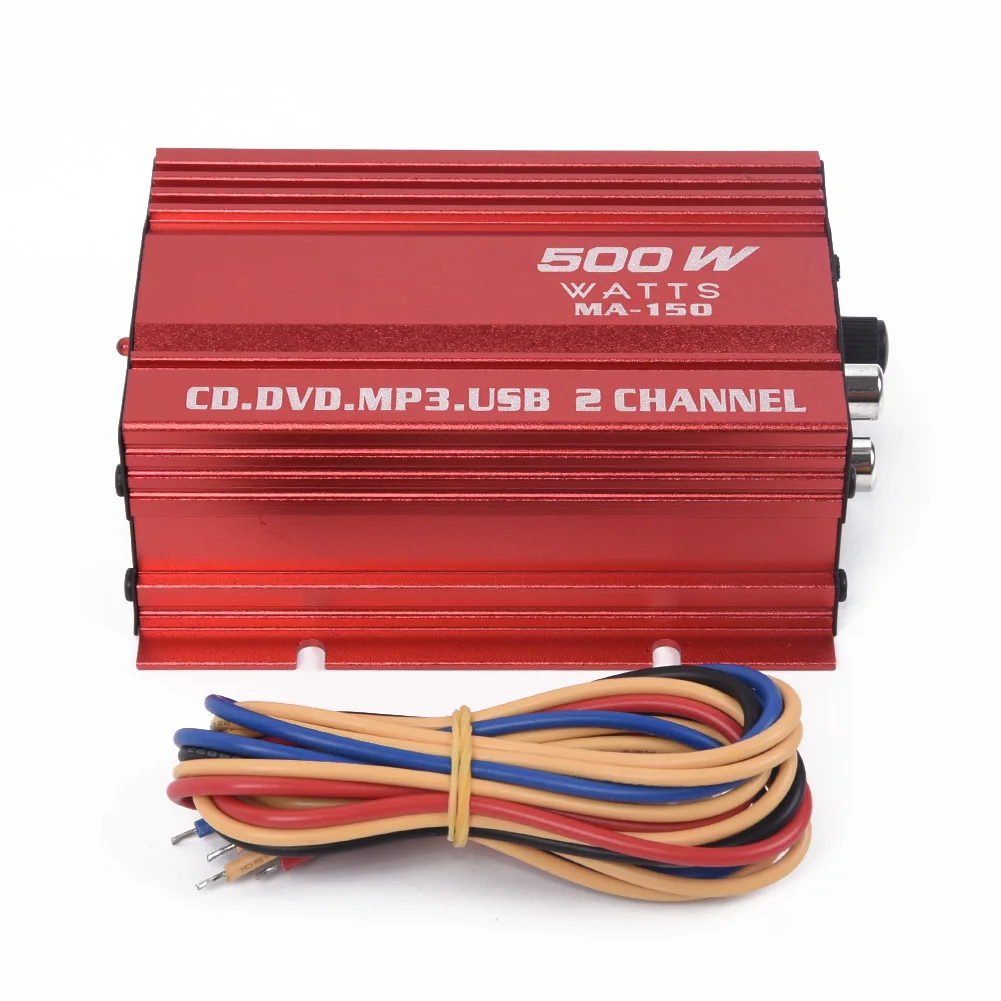 High Quality Cable Output Cable Overheating Protection Overload Protection DC 9~14V Amp Mini 12V Red 2 Channels