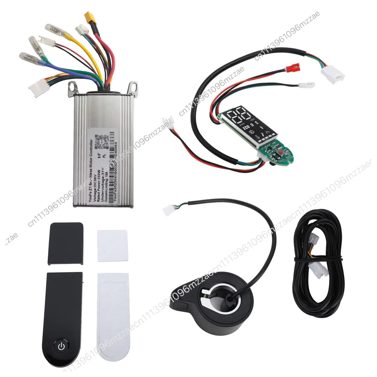 M365 Scooter Accessories Electric 36V350W Controller Dashboard Accelerator Headlight Tail Light Handbrake Full Set