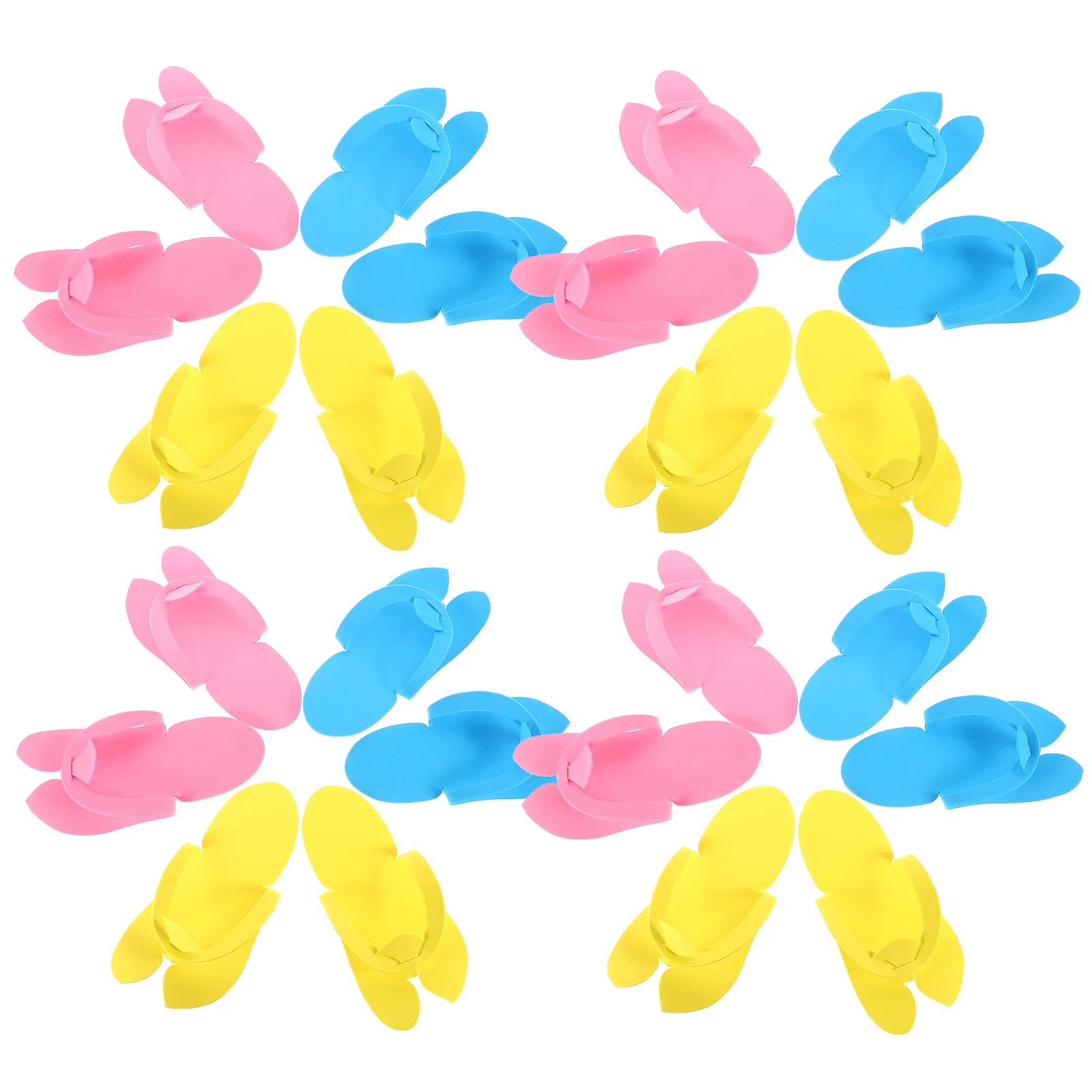 48 pares flip flops design salão de beleza chinelos de viagem espuma antiderrapante para pedicure eva spa de uso único