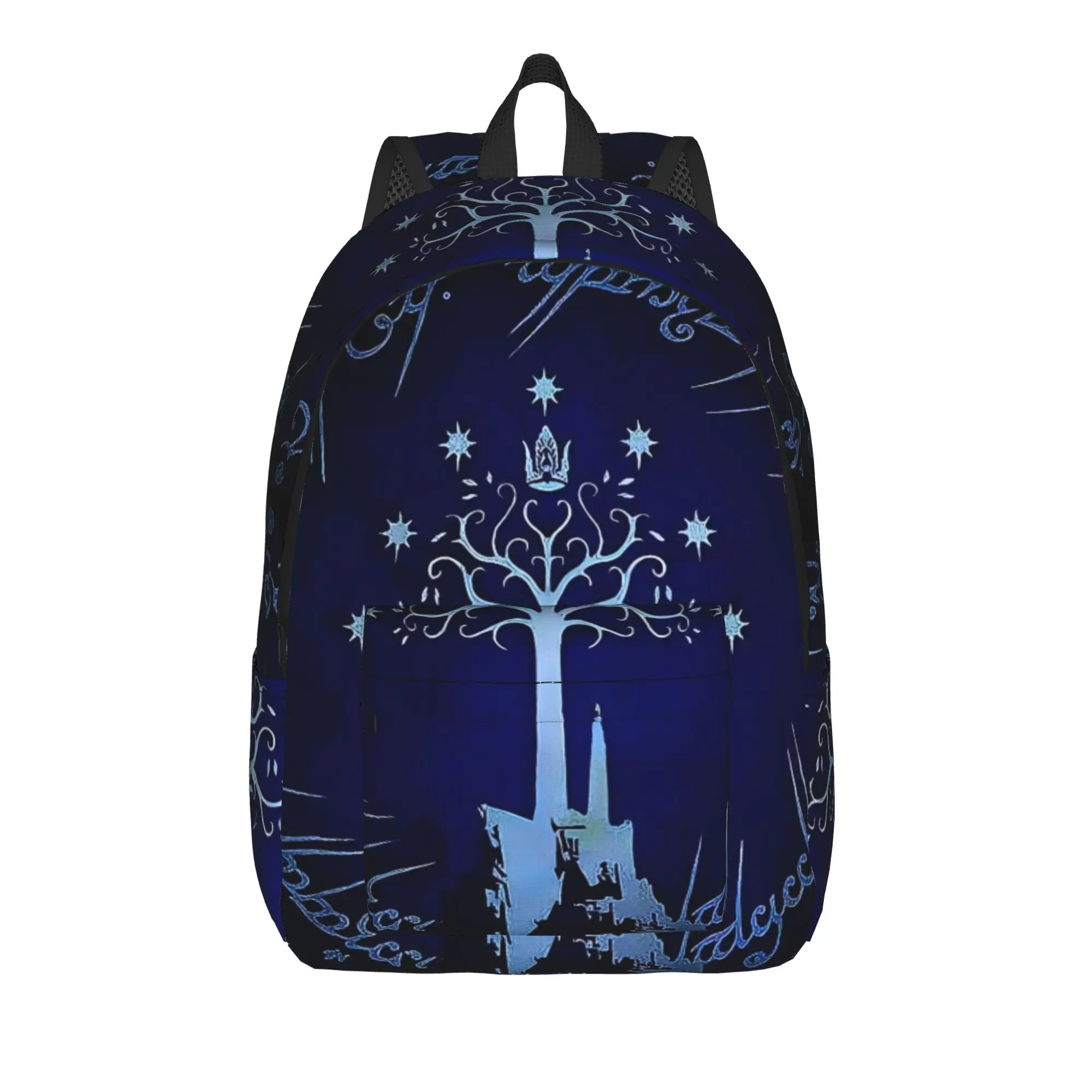 L-Lords Of The R-Rings Middle Earth Backpack  Sport Backpacks Youth High Quality Pattern High School Bags Style Rucksack