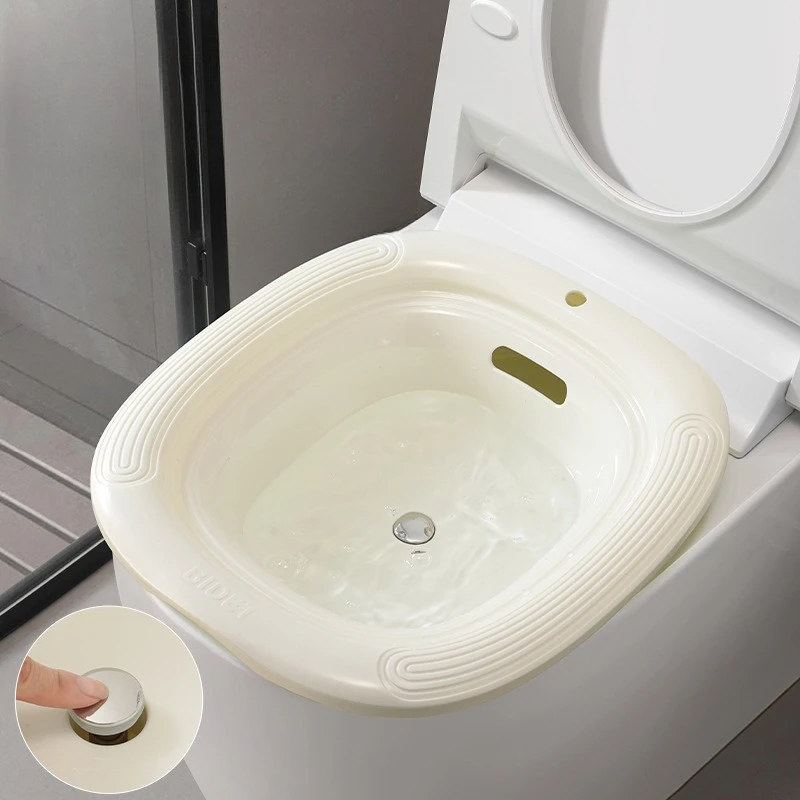 

Портативная ванночка для сидячих ванн для женщин после родов, беременных, пожилых людей, для ухода при геморрое, без использования стульев