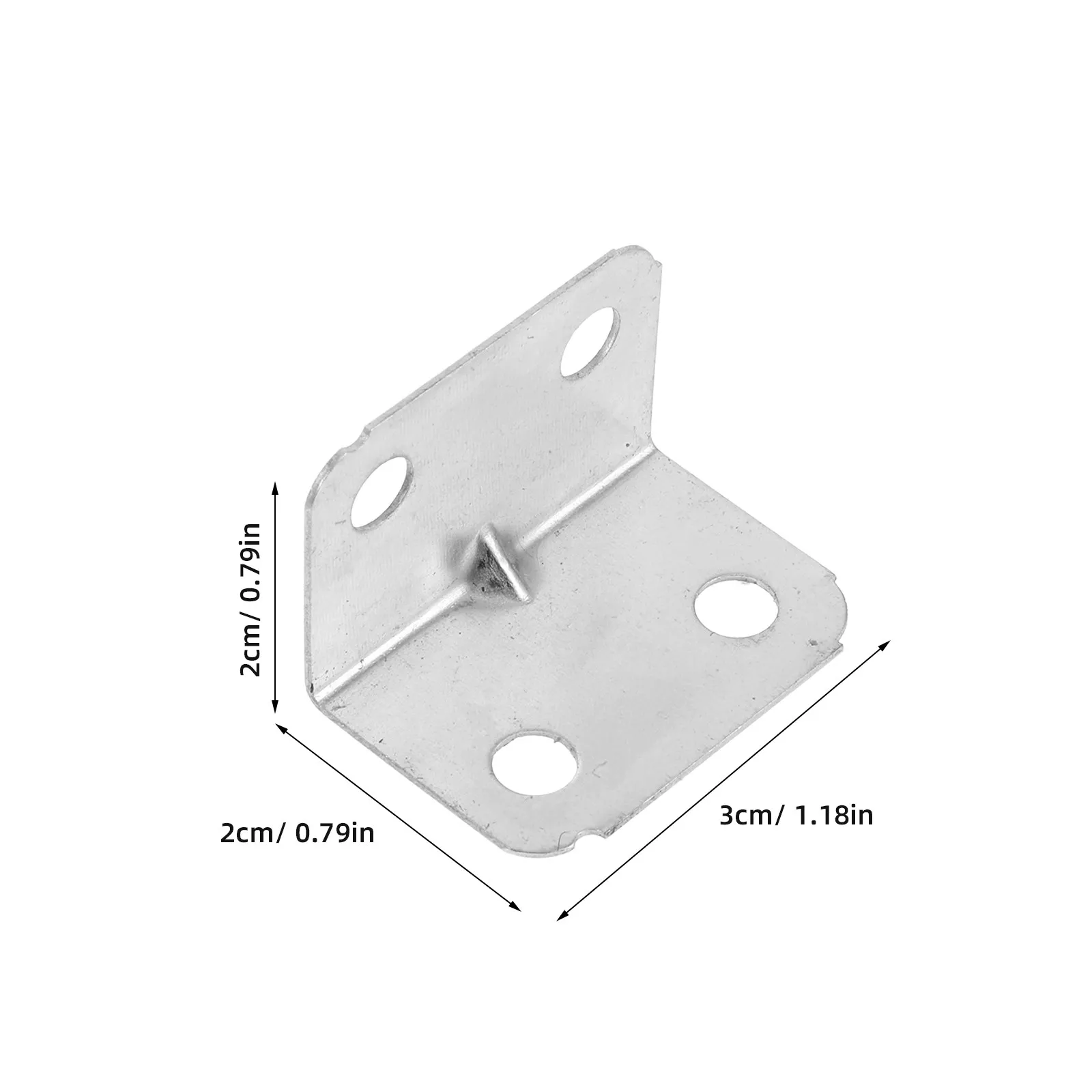 L Brackets 100 Pcs Metal 90 Degree Right Angle Corner Braces Adjustable Furniture Joint Connectors Support