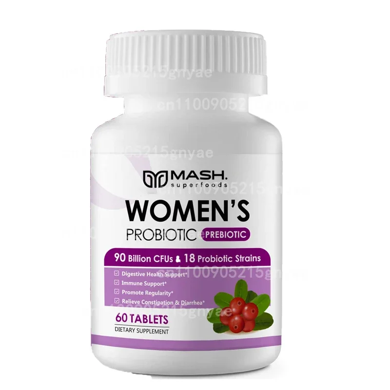 

60 Capsules of Probiotic Supplements for Men and Women, with 60 Billion CFU of Multi Strain Mixture, Promote Digestive Health