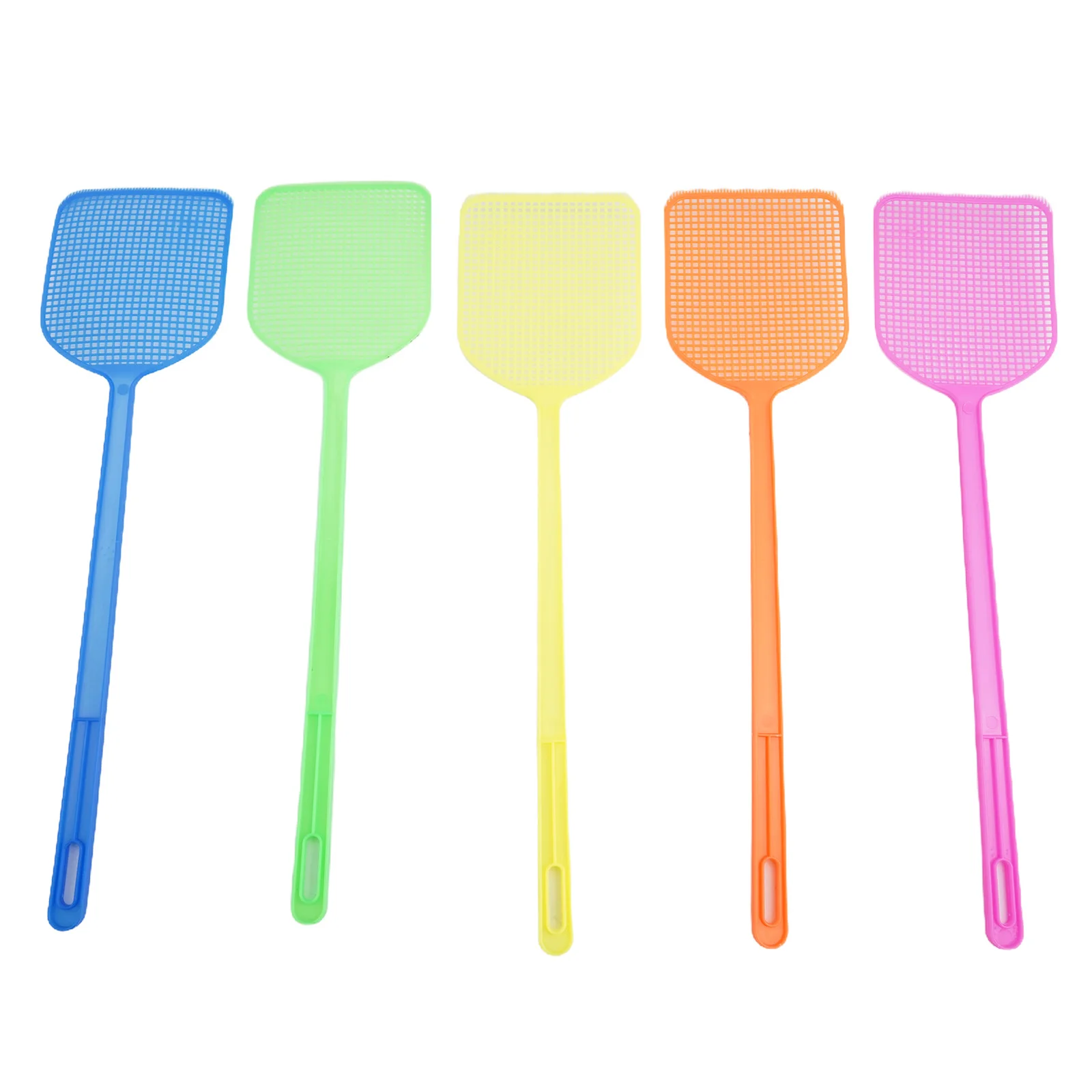 Scacciamosche con manico efficace e lungo-confezione da 5-ideale per interni e