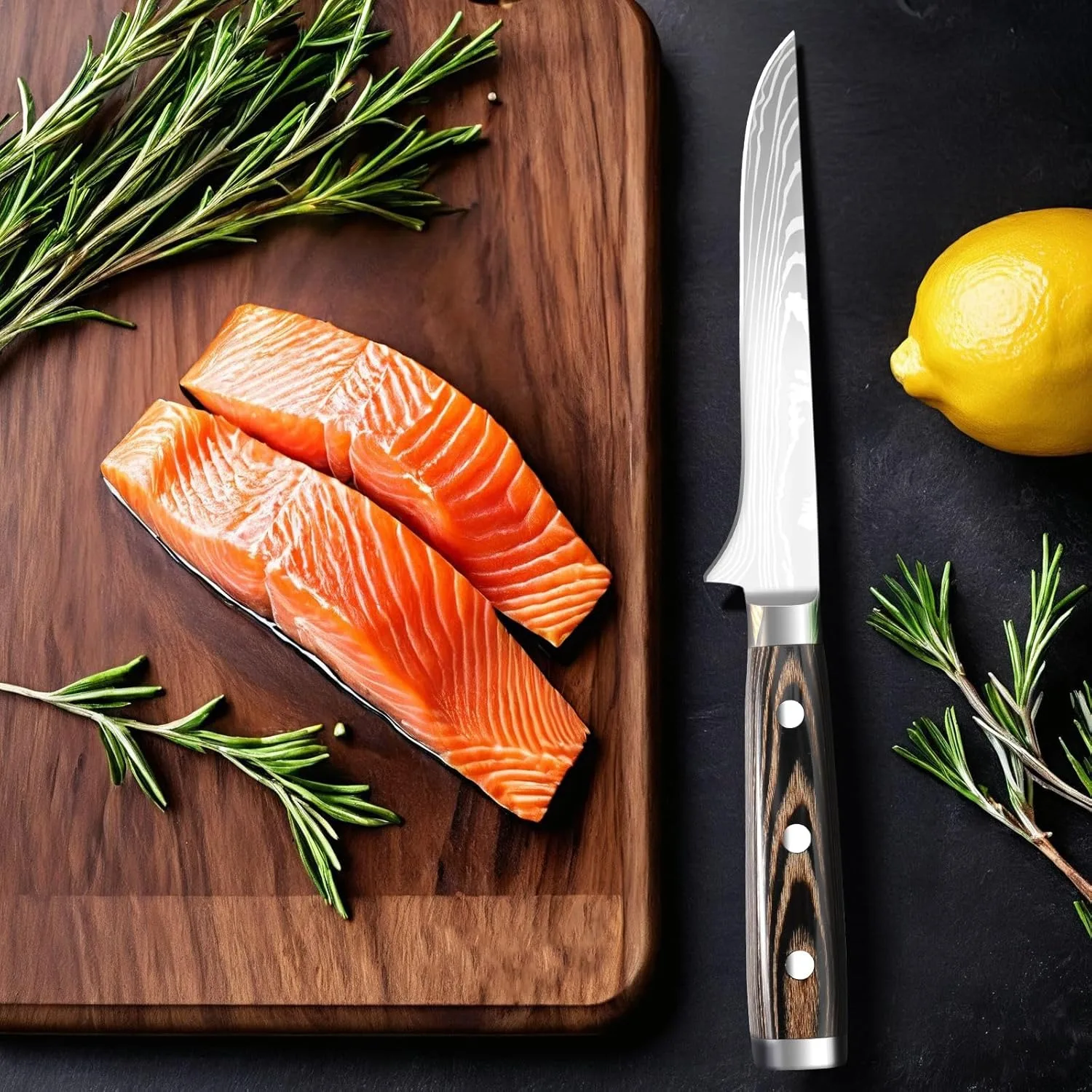 

Damascus Bone Cutting Knife, Pig Slayer Knife, Commercial Professional Shaving Knife, Stainless Steel Pork Cutting Knife