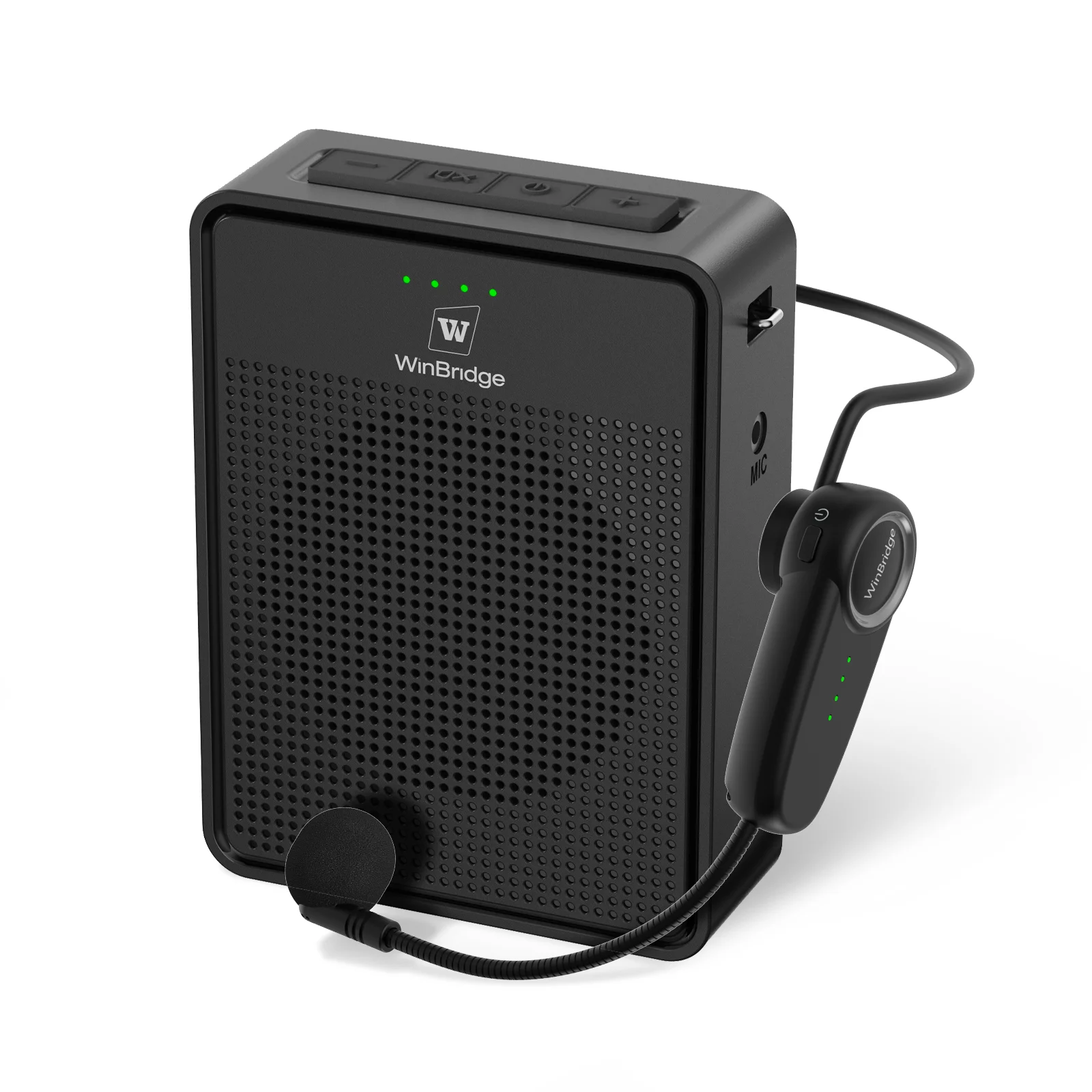 Wireless Headworn Microphone Combo with Portable Amplifier for Gift Fair Event Conference Meeting Product Recommendation