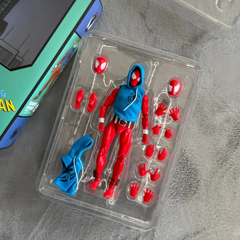 

Mafex 186, новая распродажа, фигурка Человека-паука, Алый паук, удивительная комическая версия Человека-паука, экшн-фигурка, модель, подарок, игрушка-сюрприз
