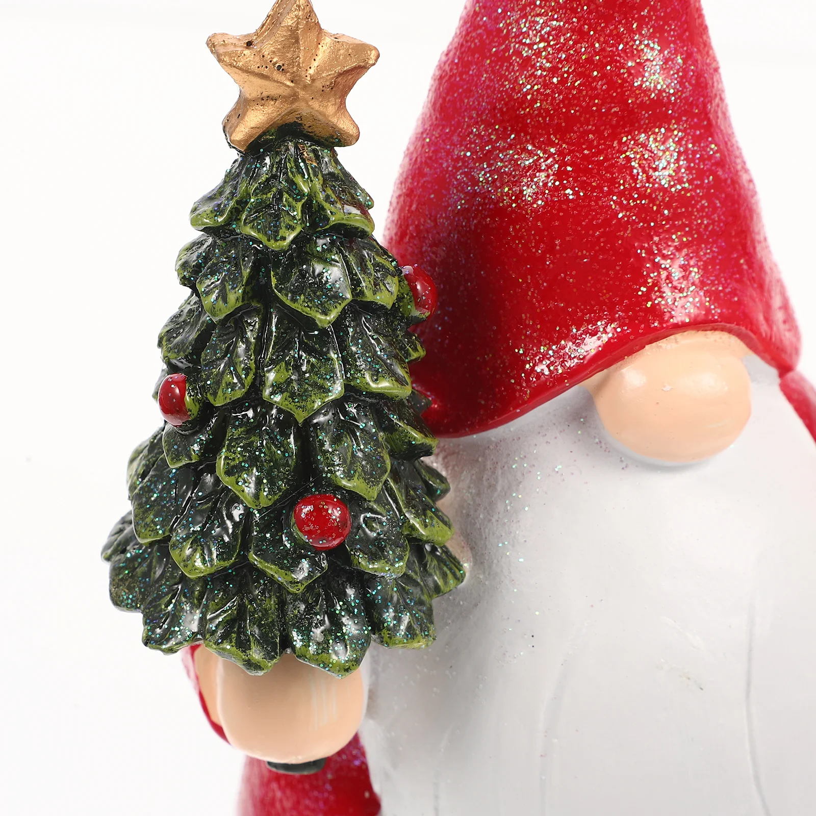 

Premium Resin Gnome Ornament Creative Garden Decor for Outdoor Indoor Scene Christmas Decoration Lightweight Adornment