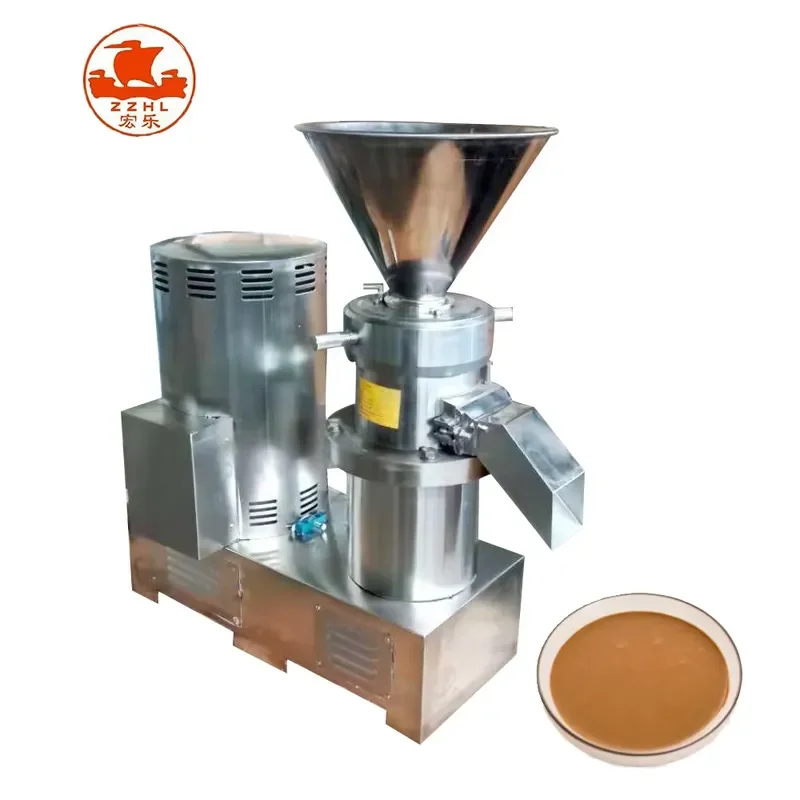 Small Grind Price Sesame Maker Tahini Colloid Mill Nut Peanut Butter Make Machine