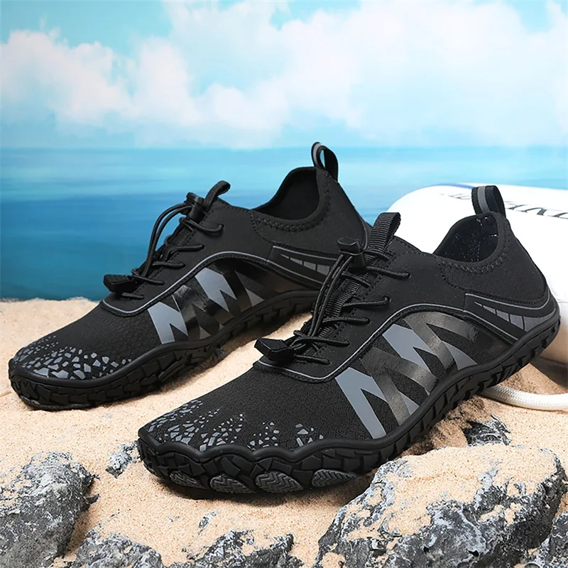 

Новые быстросохнущие аквашузы с пятью пальцами для мужчин и женщин, многофункциональные унисекс-кроссовки для фитнеса и йоги