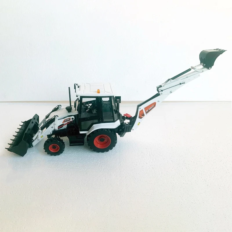 Odlewany model koparki Bobcat B760 w skali 1:25, wózek widłowy, model inżynieryjny ze stopu, kolekcja, pamiątka, prezent.