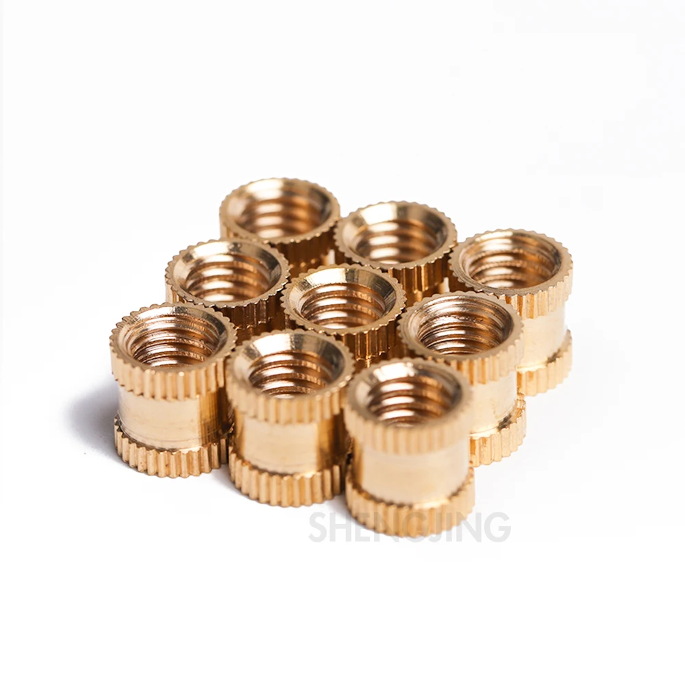 Threaded Inserts Brass Heat Set Insert Kit up to 1300 M1 M2 M2.5 M3 M4 M5 M6 M8 M10 Metric Knurled Heat Nuts for Plastic Parts