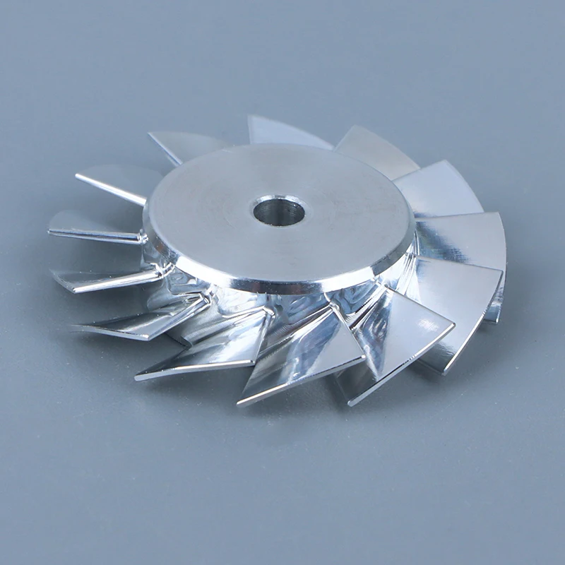 1PCS Durable Hair Dryer Parts 27mm Aluminum Fan Blade Impeller CNC Machined High Precision Aluminium Impeller Repair Accessory