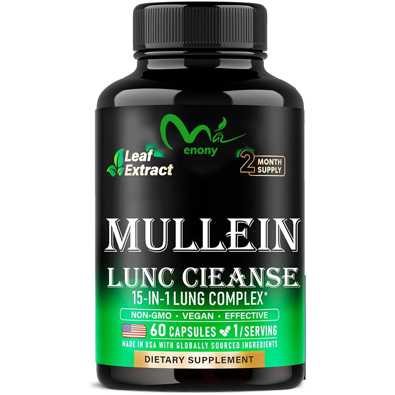 

Used for lung verbasco leaf extract, 15 in 1 marshmallow root, Echinochloa purpurea, Oriole, Quercetin, 60 capsules