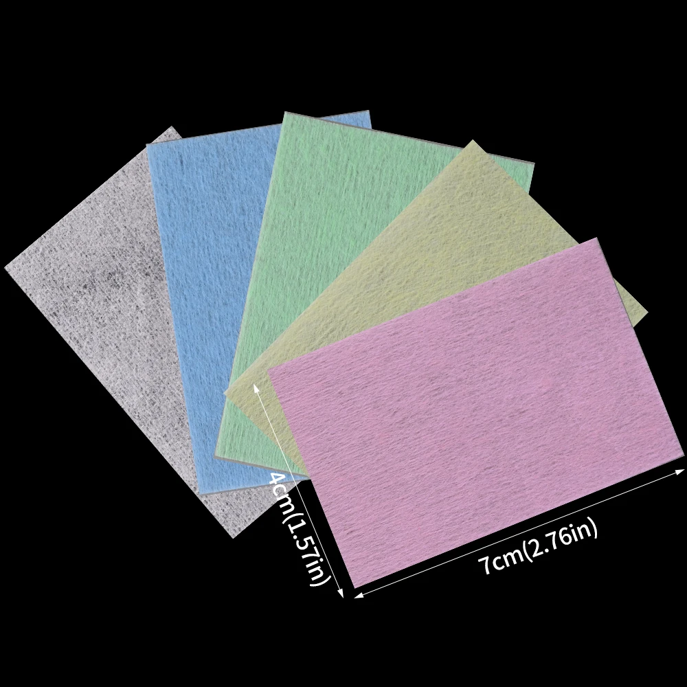 600Pcs/Pack Lint-Free Cotton Pads Nail Polish Remover Wipes UV Gel Clean Manicure Napkins Manicure Beauty Makeup Cleaning Paper view 6