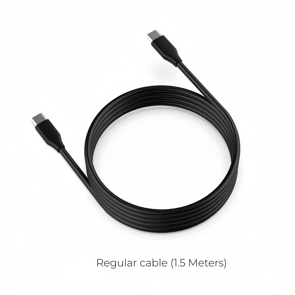 1,5M Dubbele Type-C Oplaad- en Gegevenskabel voor PS5/XBOX/Switch Gamecontroller, Gamepad Oplaadkabel, Gaming Accessoires