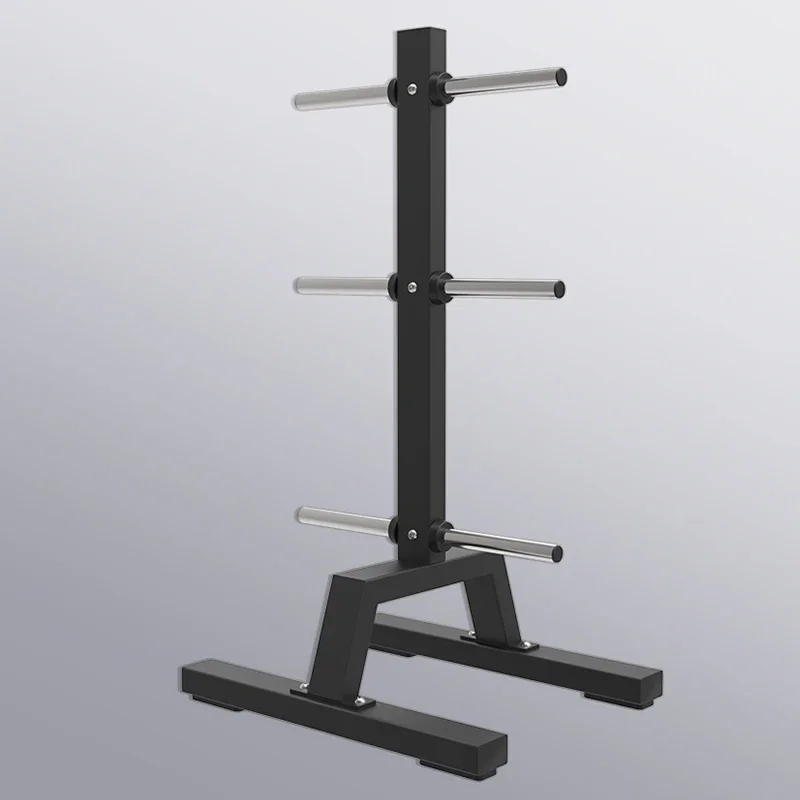 Gym Fitness Equipment Rack Weight Plate Rack Tree Barbell Bar Holder Weight Lifting Storage Bumper Plate Rack