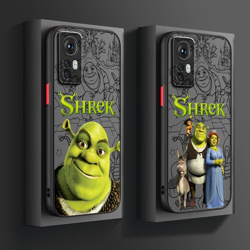 Movie Anime S-Shreks Art Case For Samsung A73 A72 A71 A53 A52 A51 A42 A33 A32 A31 A30 A23 A22 A14 A13 A12 4G 5G Transparent Capa