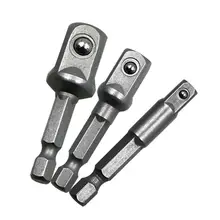 Hex Shank Socket Adapter Chrome Vanadium Steel #4