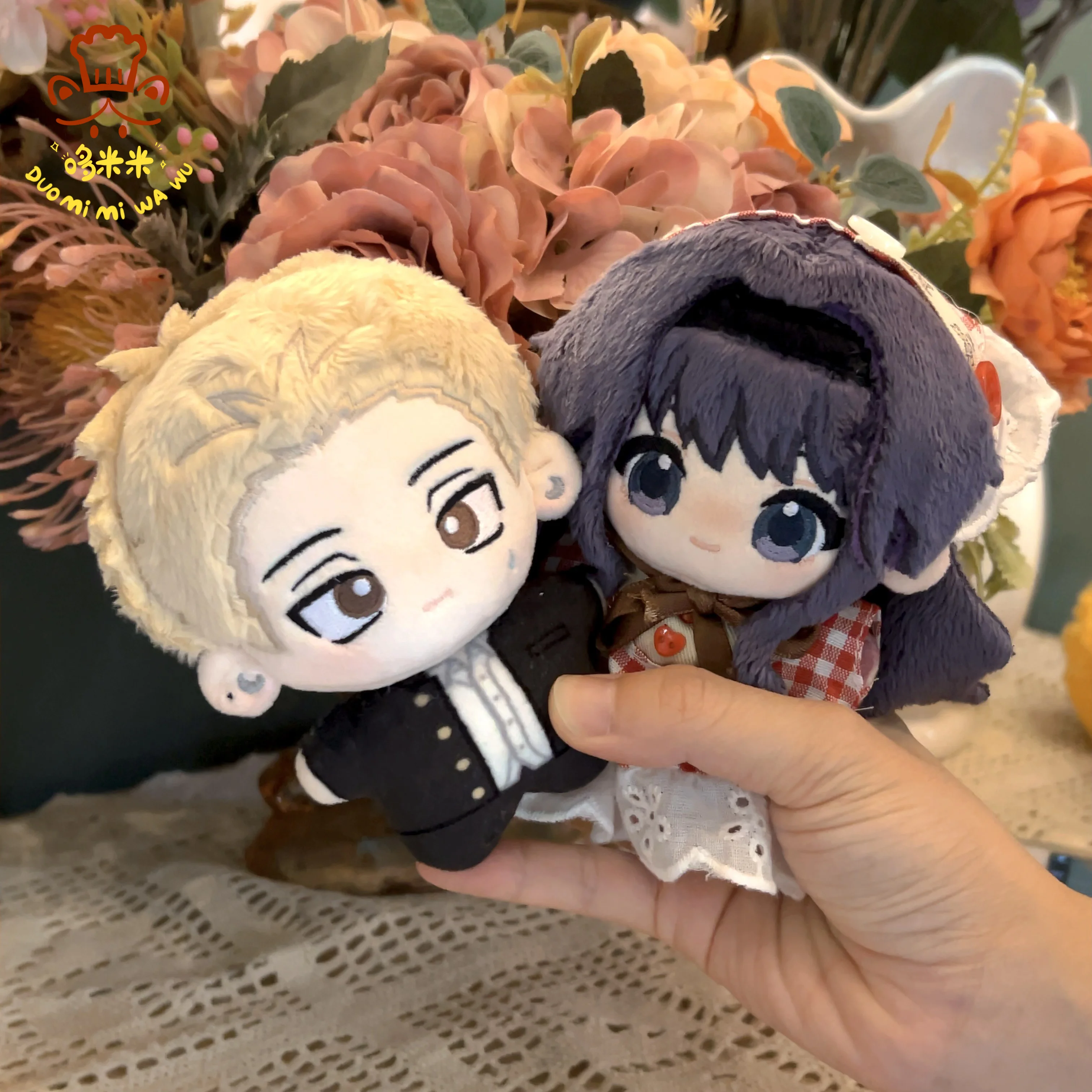 

В НАЛИЧИИ Ароматный Цветок Цветения С Гриати Плюшевая Кукла Игрушка Kaoru Hana wa Rin to Saku Подвеска Брелок Рождественский Подарок на Хэллоуин