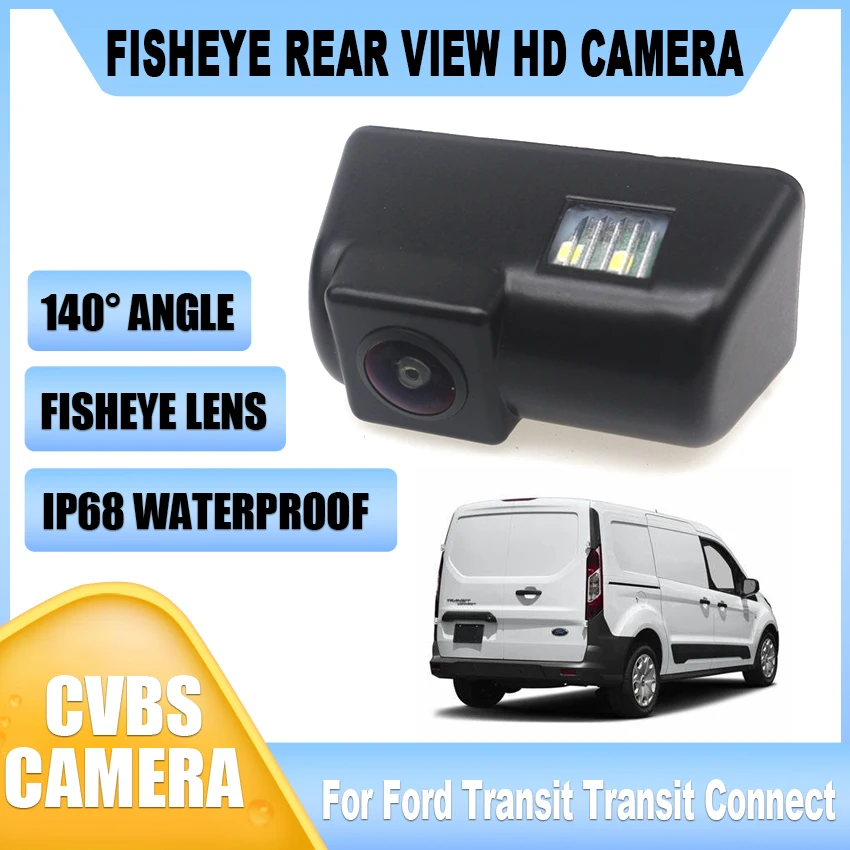 

Full HD Car Rear View Camera Reversing Parking Camera For Ford Transit Transit Connect Night Vision Waterproof High quality RCA