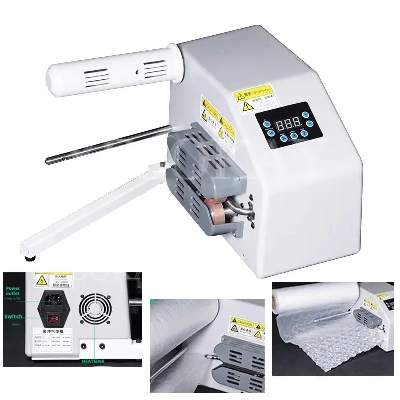 

AC100V-230V/Multifunctional Gourd Film Inflator Automatic Filling Air Pillow Bag Buffer Air Cushion Machine/Bubble Wrap Machine