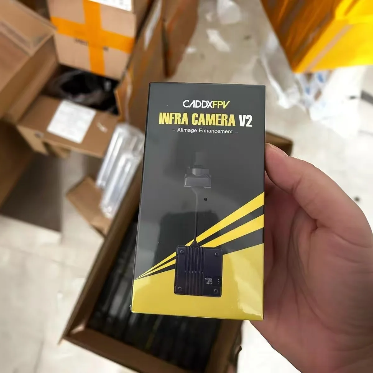 Spot Caddx Infra V2 FPV analoge nachtzichtcamera Zwart en wit zonder lichtcamera