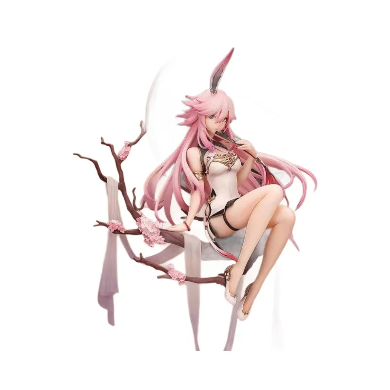 Honkai impacto anime figura cheongsam sakura figura de ação anime linda menina faculdade modelo ornamento presente desktop carro coletar