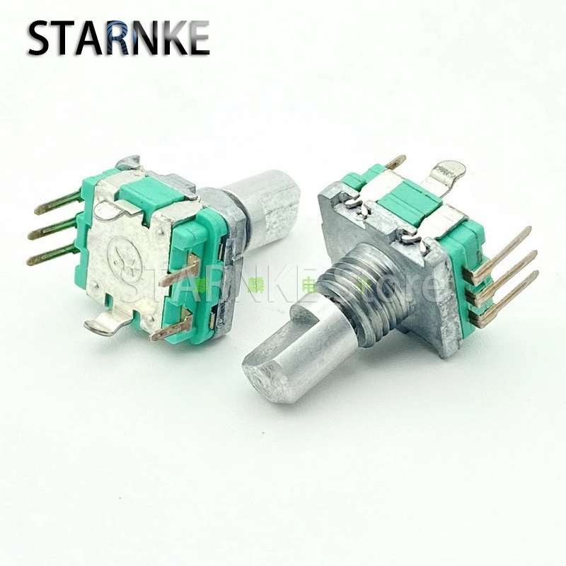2PCS EC11 Rotary Encoder Power Amplifier Audio Digital Potentiometer With Push Switch 20 Pulses