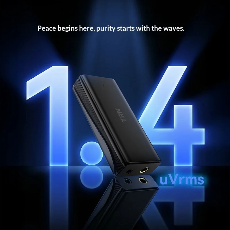 In Stock Trn Portable Bluetooth Dac Amp Aptx Headphone Amplifier 3.5mm 4.4mm Balanced High Thrust For Phone Computer Audio Use