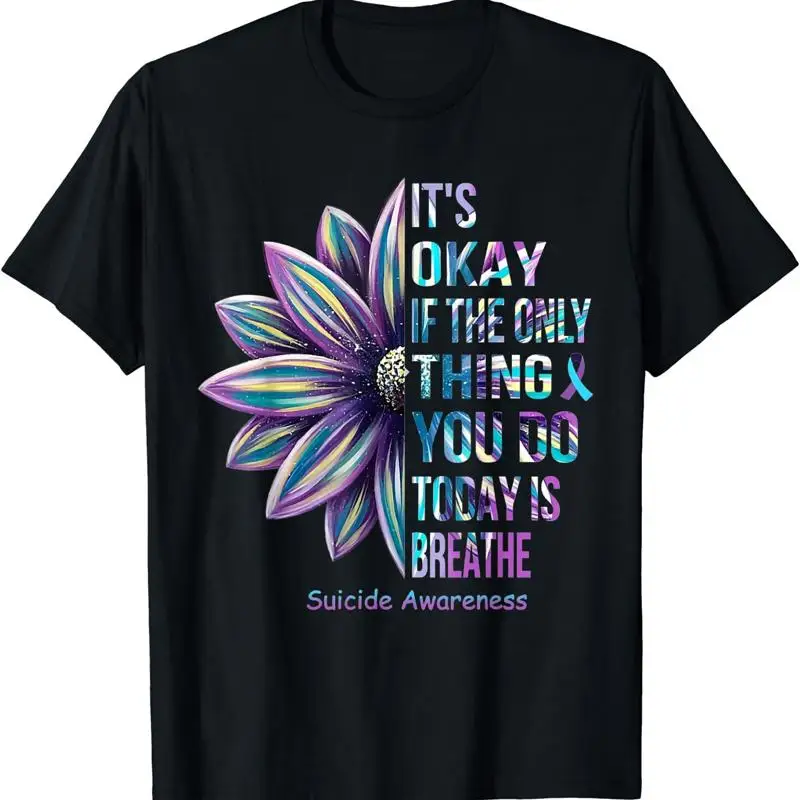 Está bien si la única cosa que te hace hoy es respirar camiseta talla S 5Xl