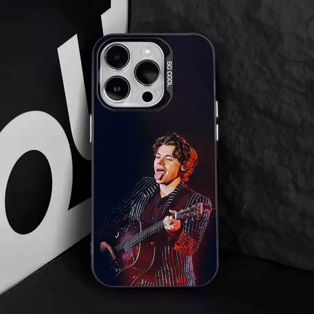 H-HaRRyS singer Styles-s For iPhone 17,16,15,14,13,12,11,Pro,Max,Plus,E,Air,Mini Anti Fall Black Matte Hard Bumper Phone Case - view 6