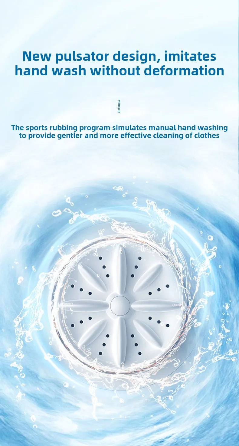 Mini máquina de lavar roupa íntima