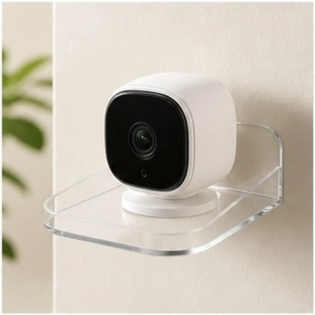 2 Pcs Camera Stand Floating Entertainment Shelf Display Shelves for Photos Rack Wall Mounted Picture Frames