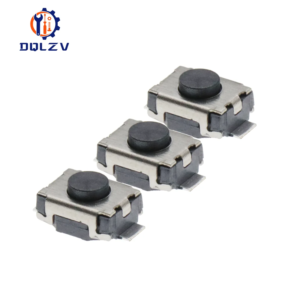 3*4*2MM interruptor táctil interruptor de tortuga SMD 2 pines Mini botones Micro interruptor 3X4X2MM 2H interruptor de alimentación