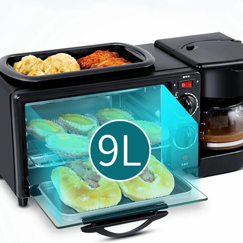 

Household Multifunction Breakfast Coffee Maker Machine Breakfast Sandwich Maker 3 in 1 Breakfast Makers
