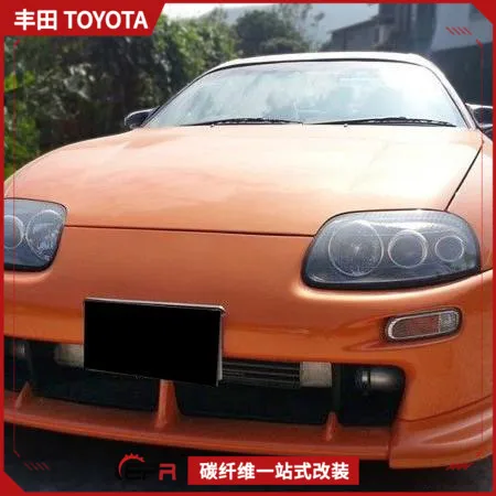 

Подходит для Toyota Supra MK4 93-98 из углеродного волокна TR, большая передняя планка, задняя планка, боковая юбка на крыле