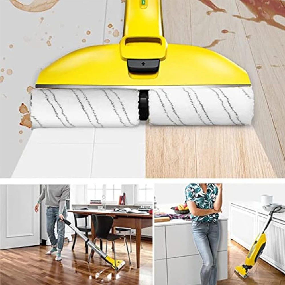 Karcher Elétrica Floor Cleaner Substituição, Microfibra Rolamento Escova Bar, Aspirador Peças, FC3, FC3D, FC5, FC5D, FC7