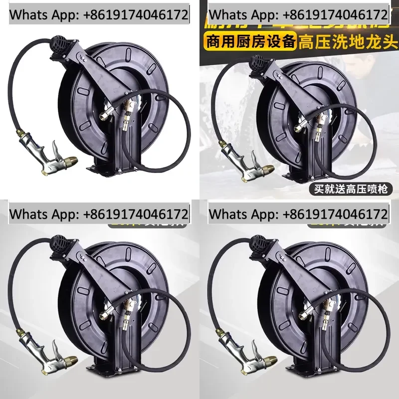 Open flushing high-pressure carbon steel floor cleaning faucet kitchen hotel restaurant water pipe flushing equipment