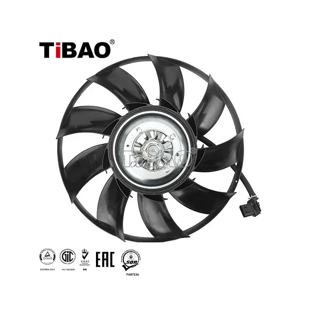 TiBAO Auto Cooling Radiator Fan for Land Rover DISCOVERY RANGE ROVER L319 L322 L405 LR012644