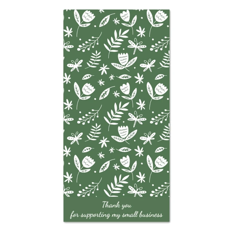 50 Pieces Thank You Stickers for Small Business Scrapbooking Stationery Sticker