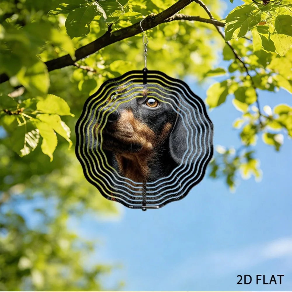 

Iron Duck Wind Chime Garden Decor Memorial Gift for Pet Lovers Patio Art